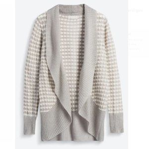 Emily Rose Martyn Textured Cardigan Light Grey S